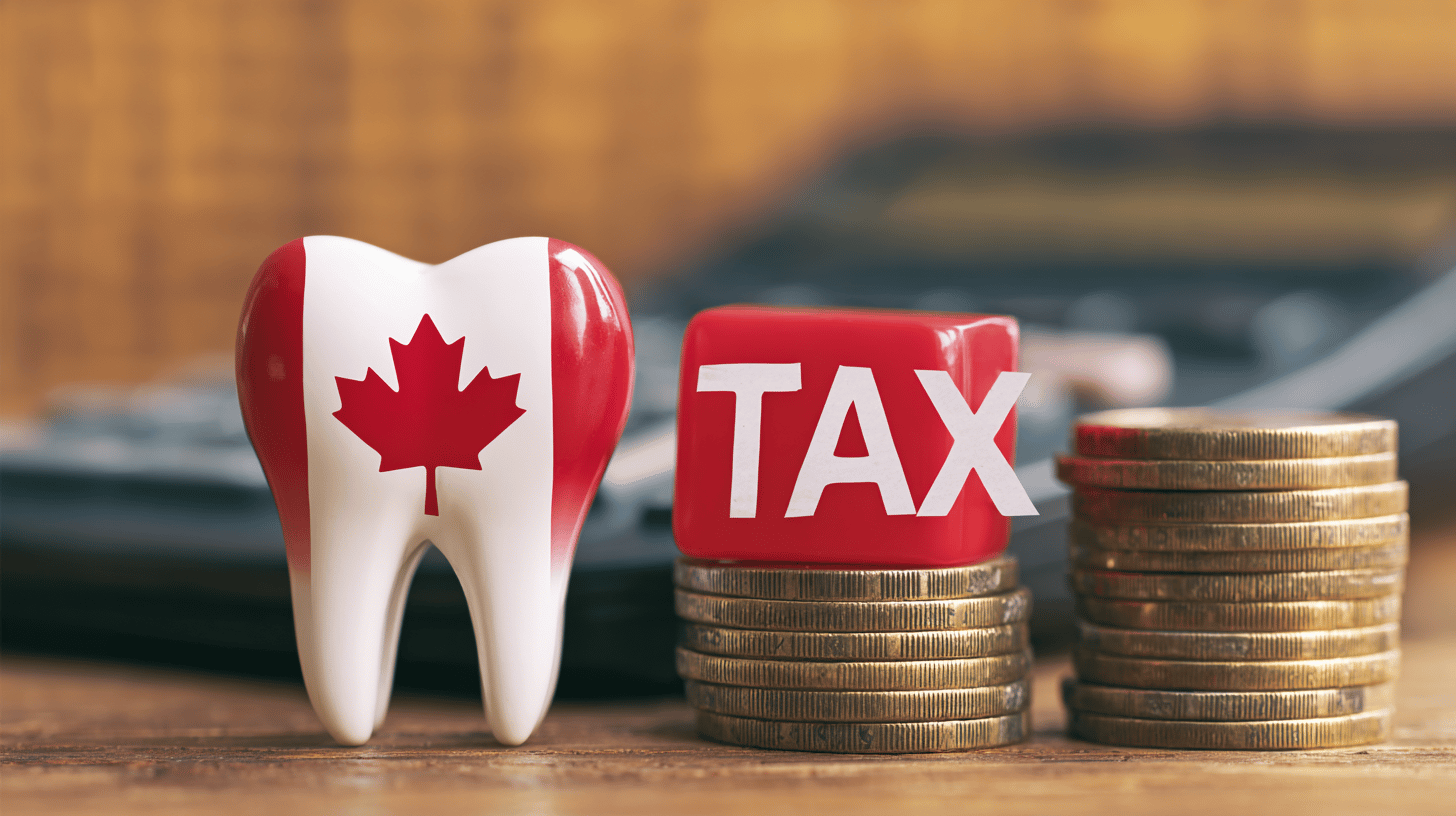 Canadian senior couple smiling after dental visit thanks to Dental and Vision Account benefits