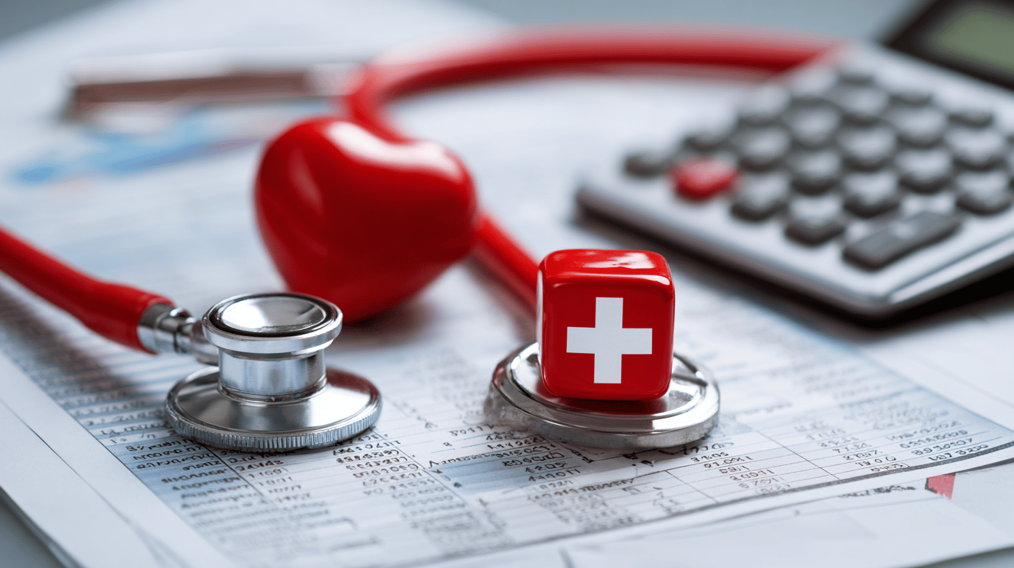 Canadian senior with medical device checking travel insurance