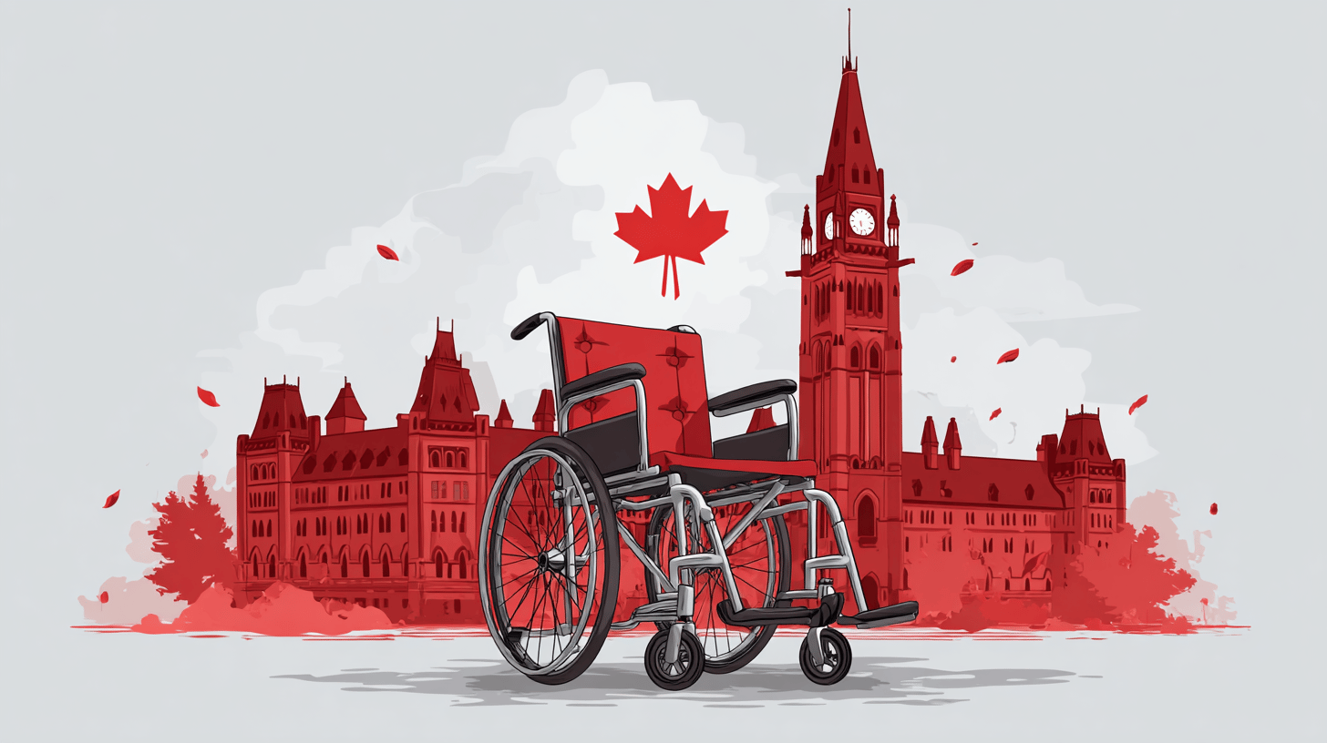 Canadian family discussing health insurance options