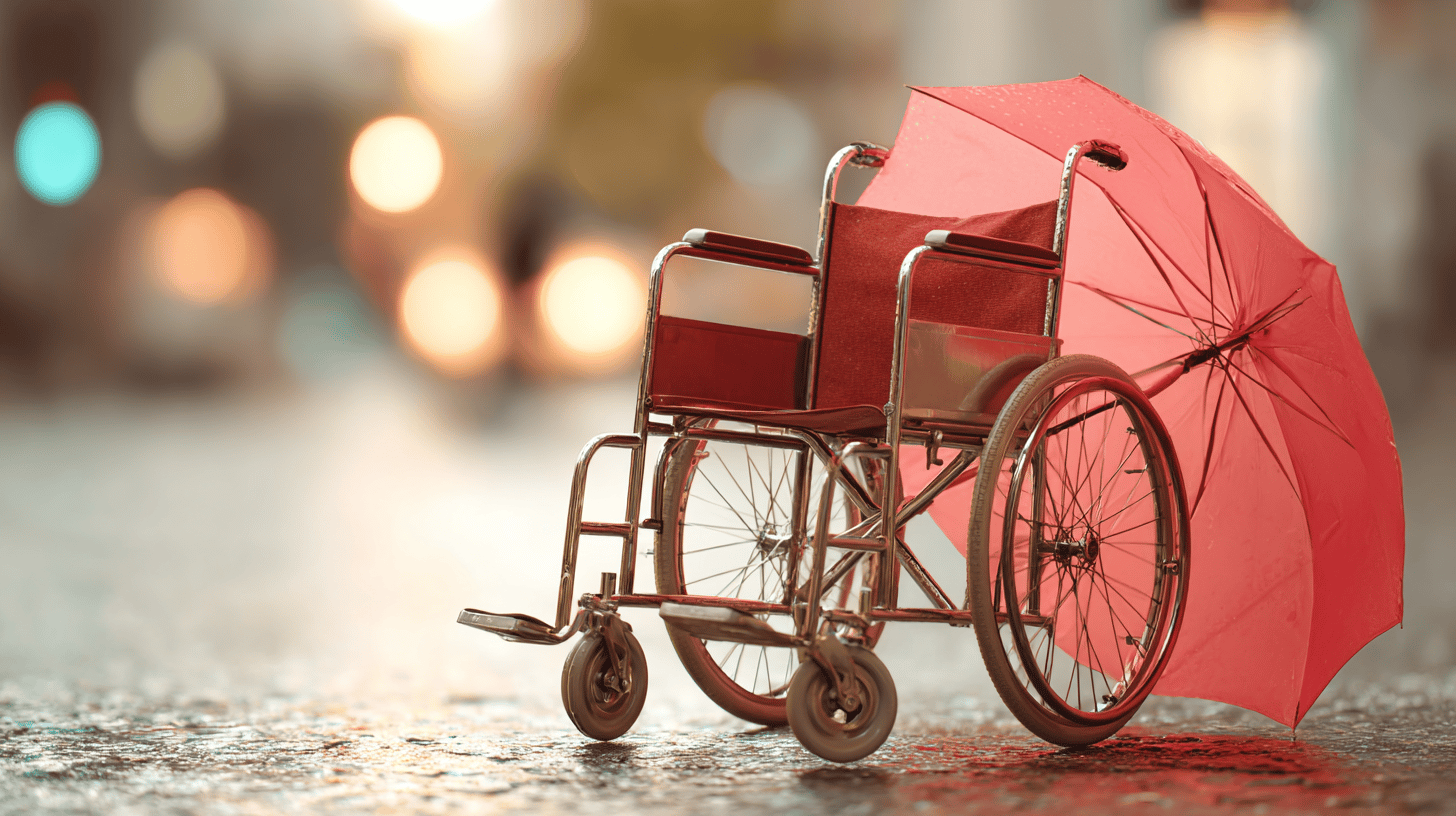 Business professionals discussing group long-term disability insurance benefits in a workplace setting