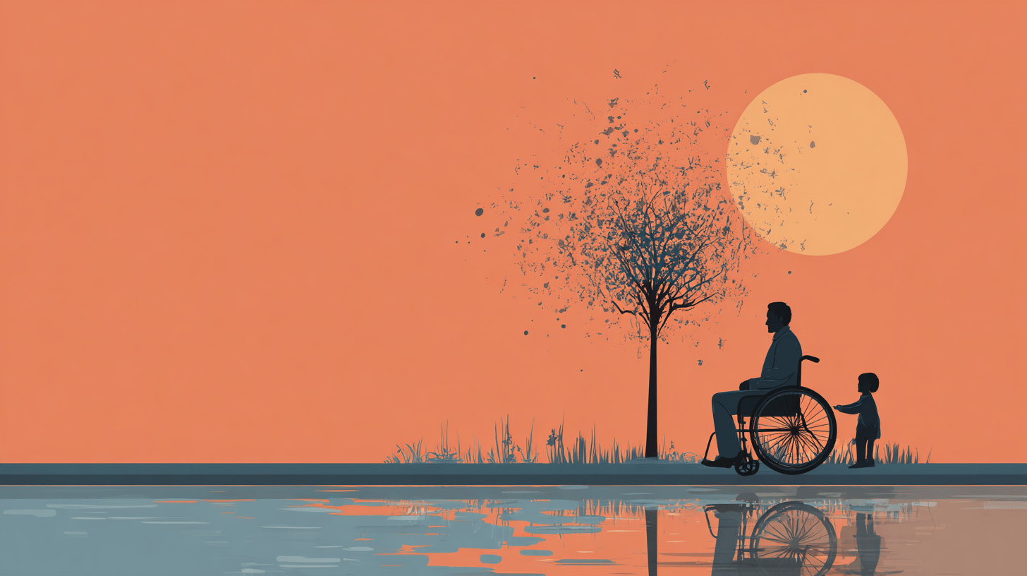 Person reviewing long-term disability insurance documents with financial advisor