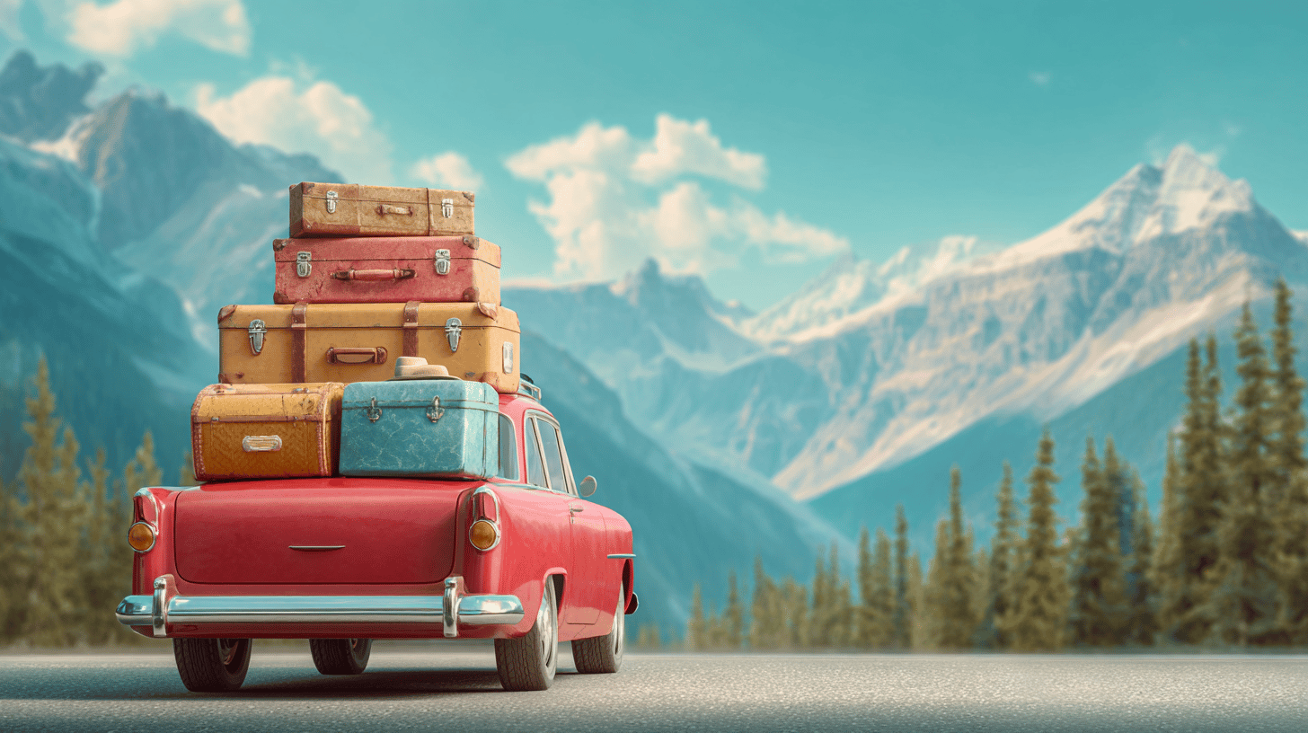 Canadian traveler checking flight details on smartphone at airport