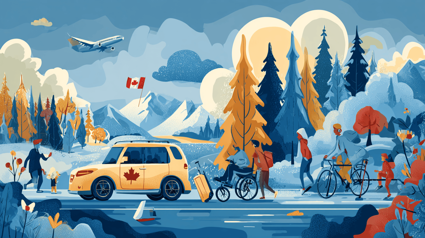 Comprehensive myHSA Travel & Catastrophic Plan Illustration - Health and Travel Insurance for Canadians