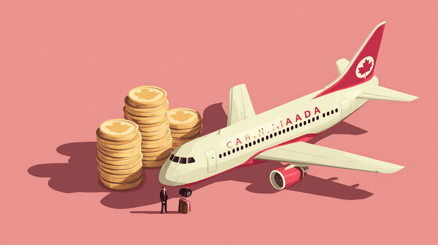 Cancelled flight board at airport with frustrated travelers