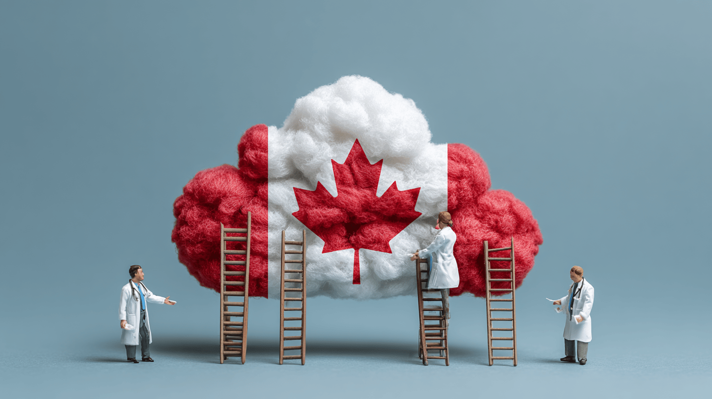 Canadian employer and employee discussing Healthcare Spending Account options