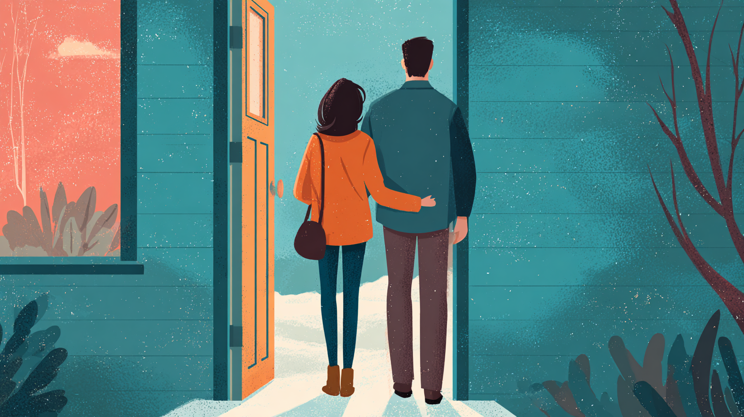 Canadian family reunion with grandparents arriving on Super Visa