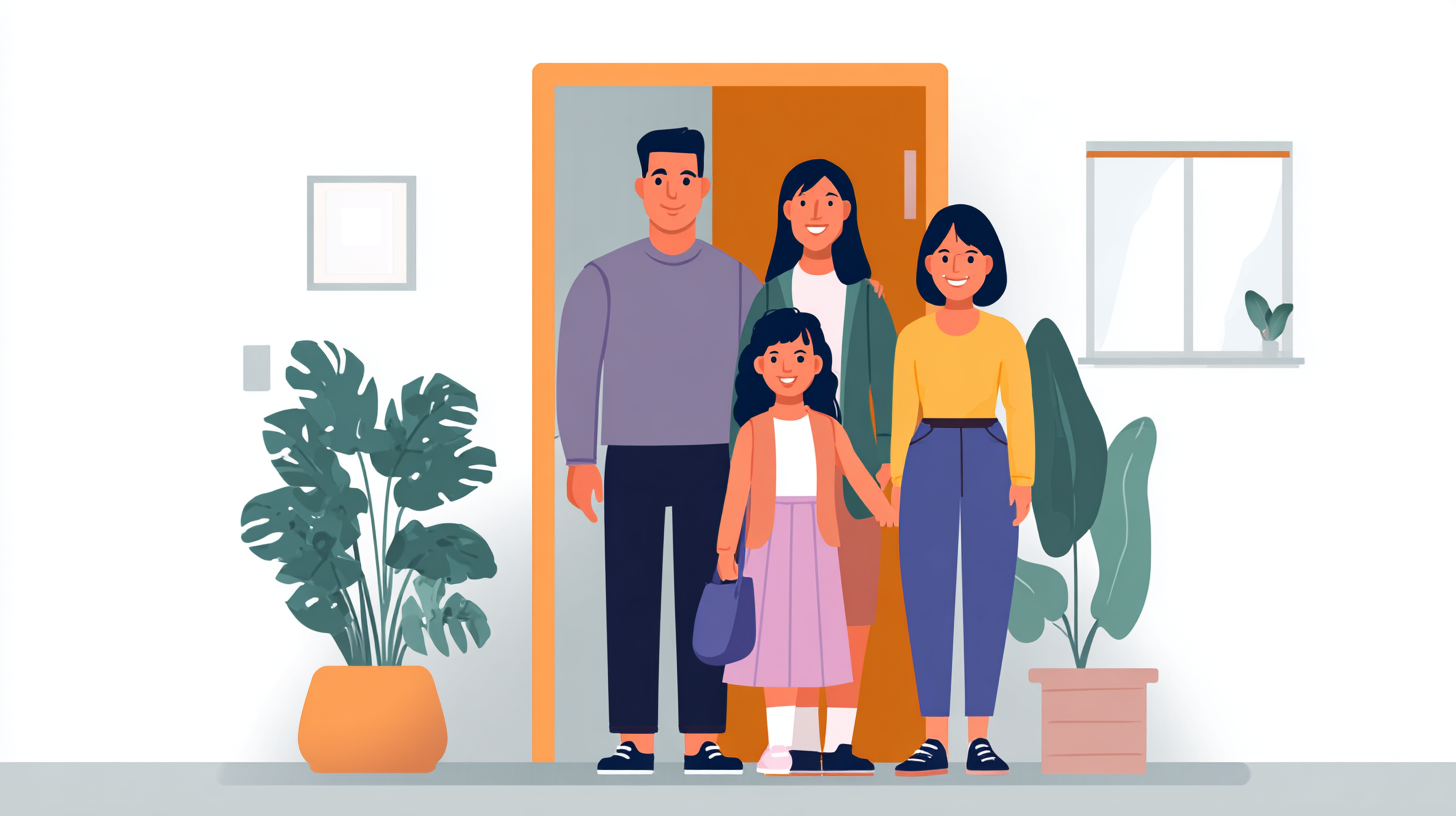 Canadian family enjoying time with grandparents on Super Visa