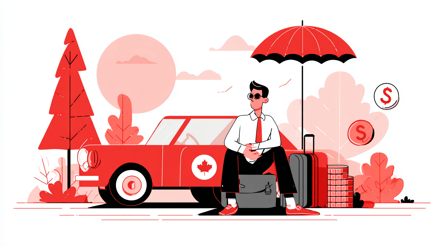 Canadian traveler with luggage facing potential travel risks