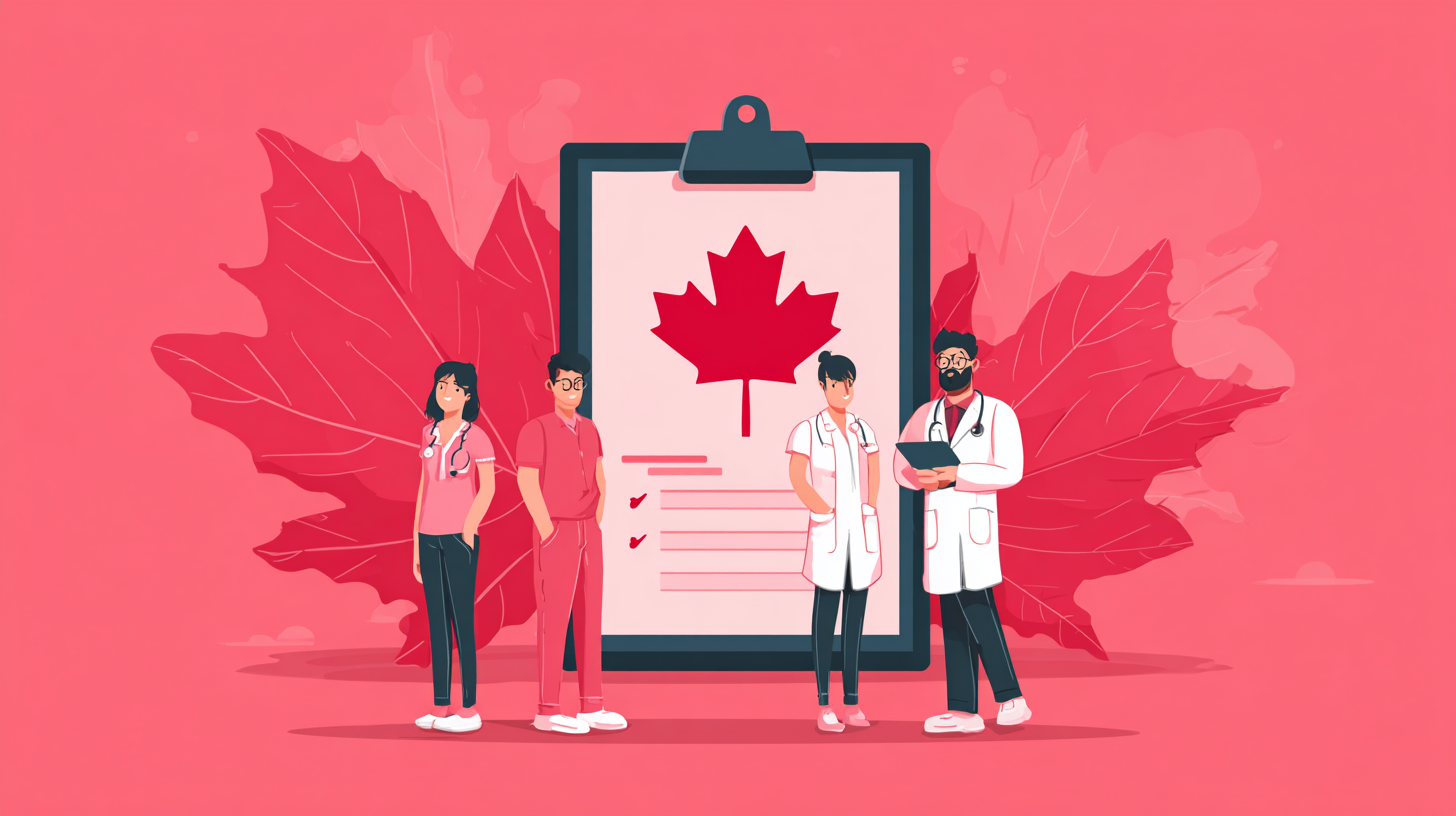 HR manager explaining flexible employee benefits options to Canadian staff members