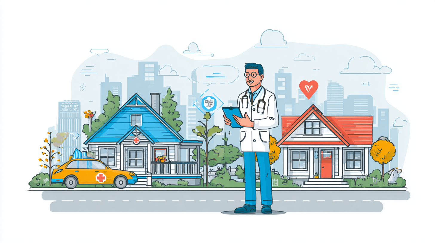Traveler receiving prescription medicine after telemedicine consultation