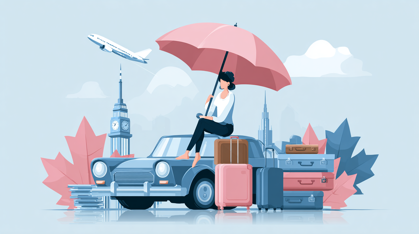 Canadian snowbird comparing travel insurance policy options with a broker