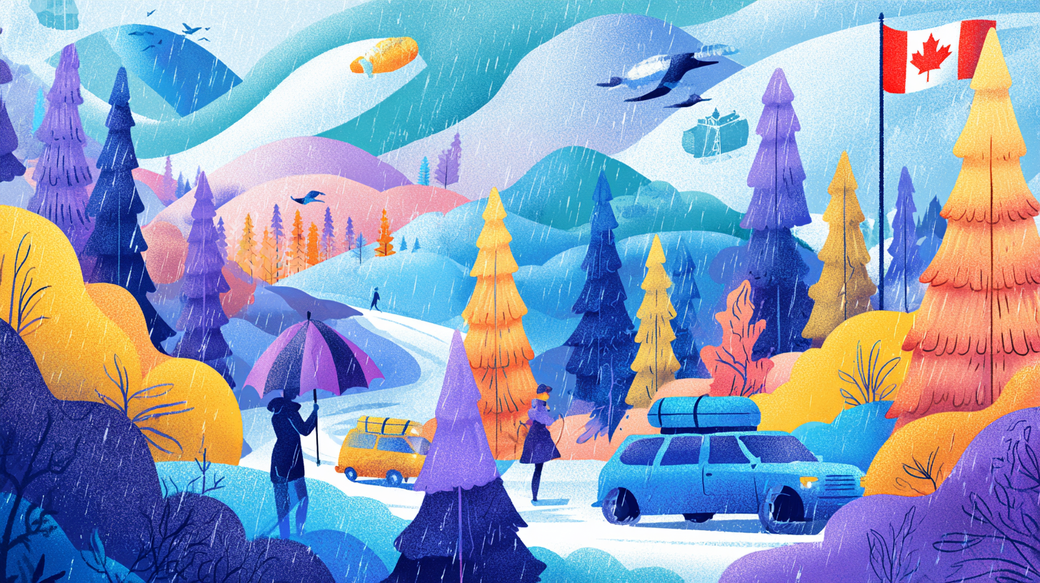 Family reviewing travel insurance policy for weekend trip protection