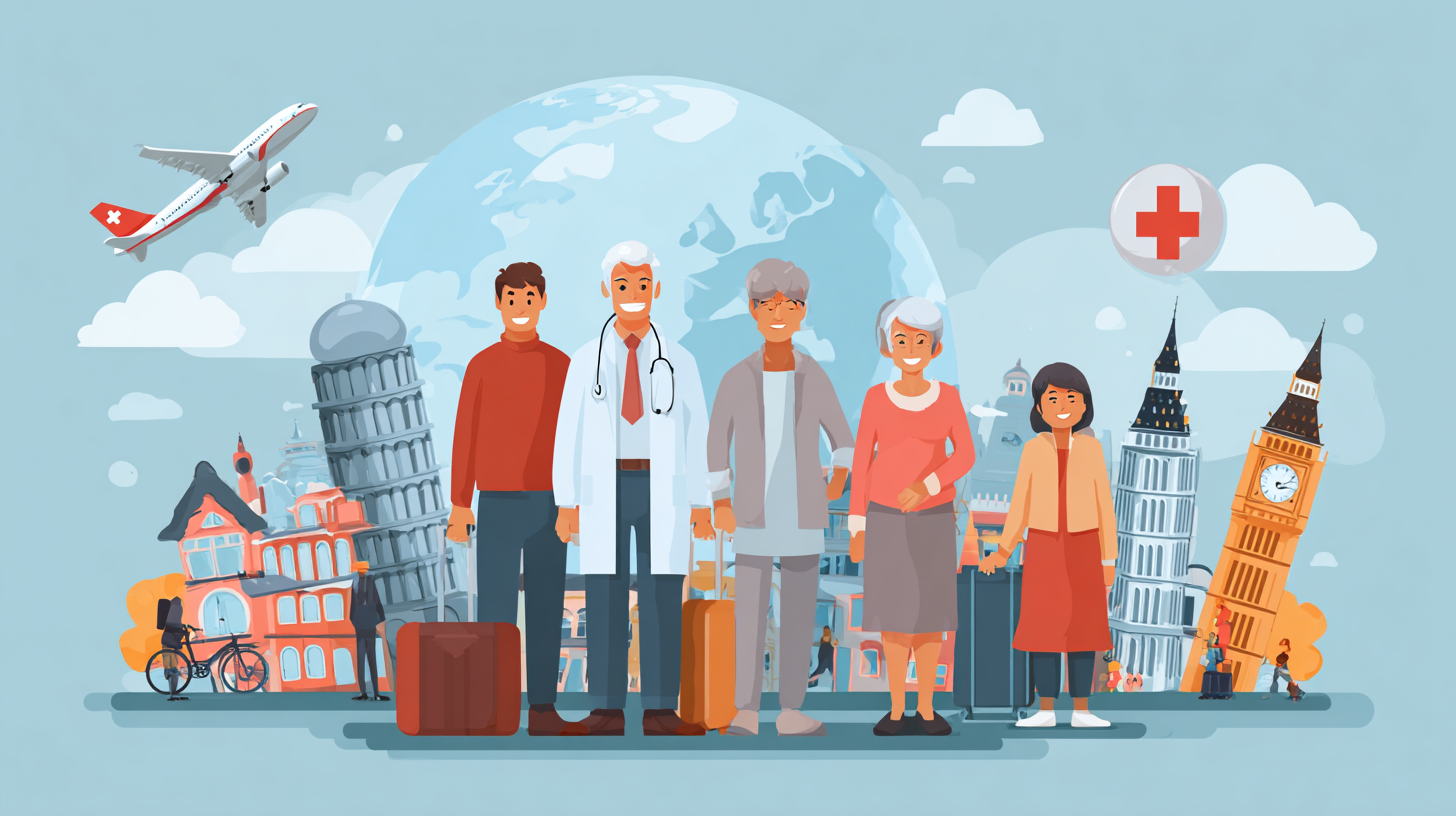 Business traveler accessing emergency assistance service on smartphone while traveling internationally