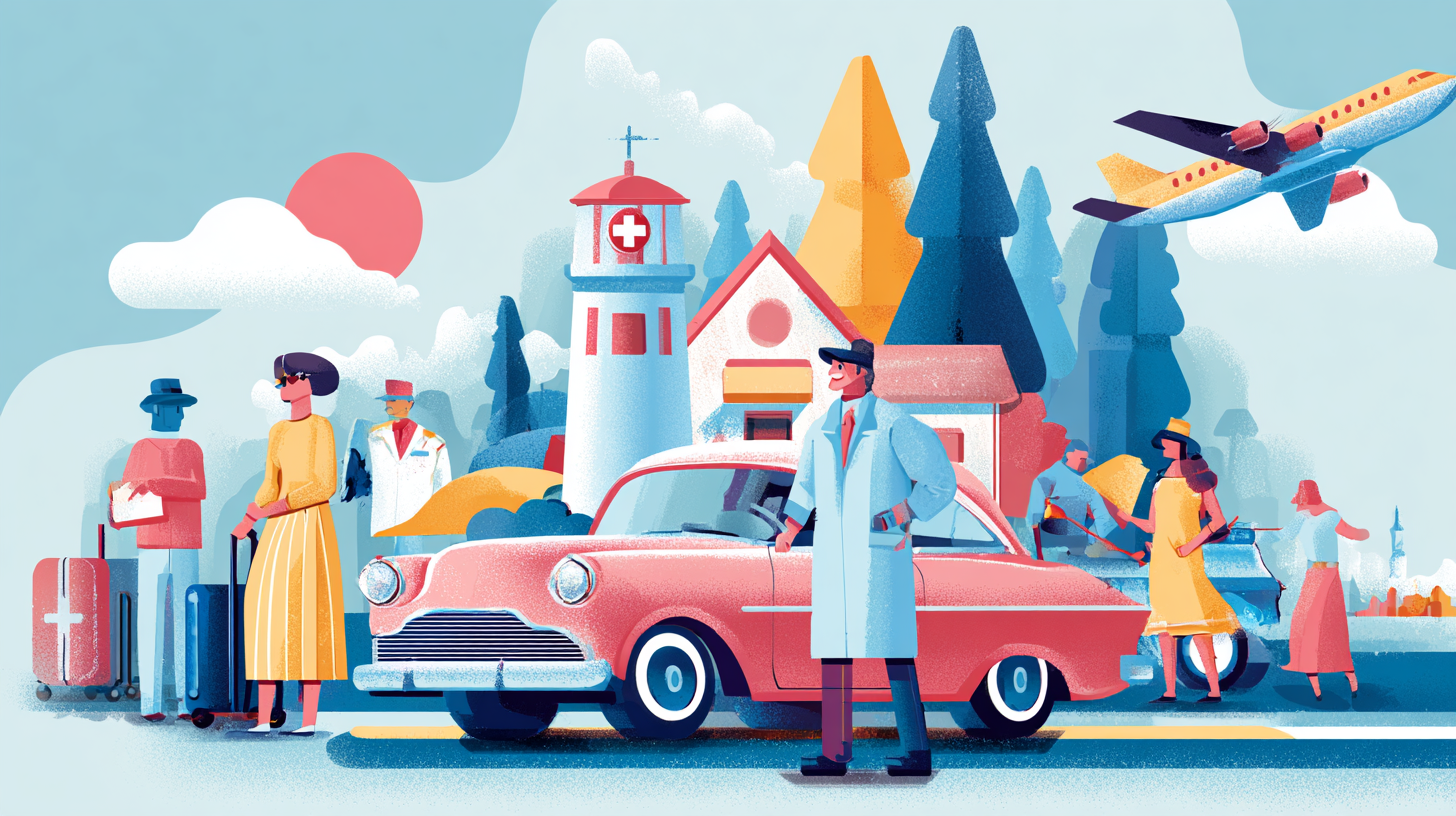 Family enjoying vacation after receiving convenient medical care