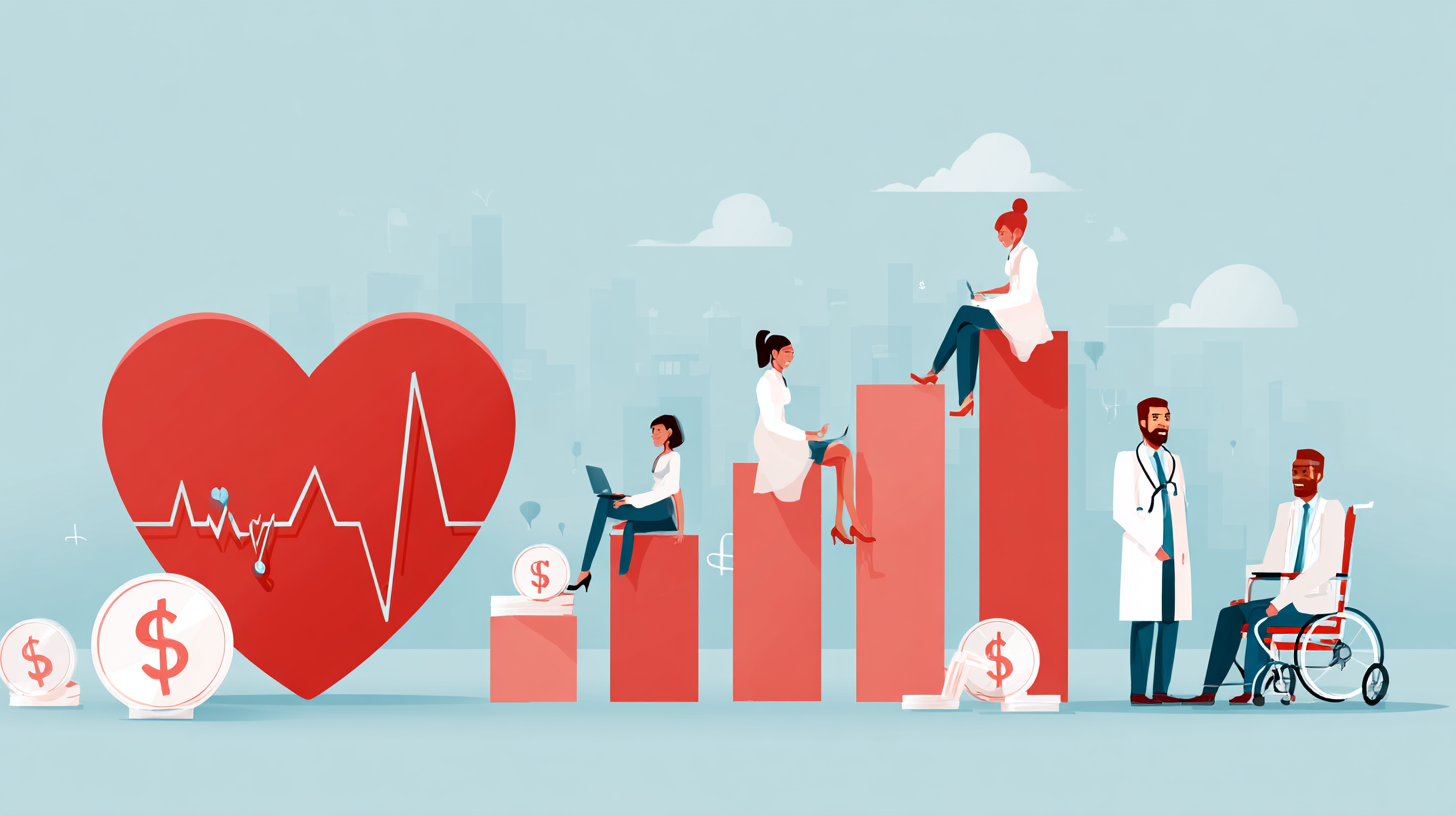 Happy productive employees benefiting from workplace health benefits