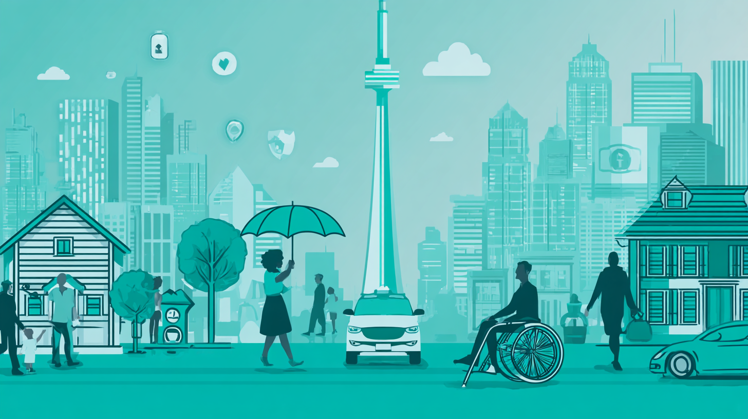 Diverse group of employees choosing from flexible benefits options