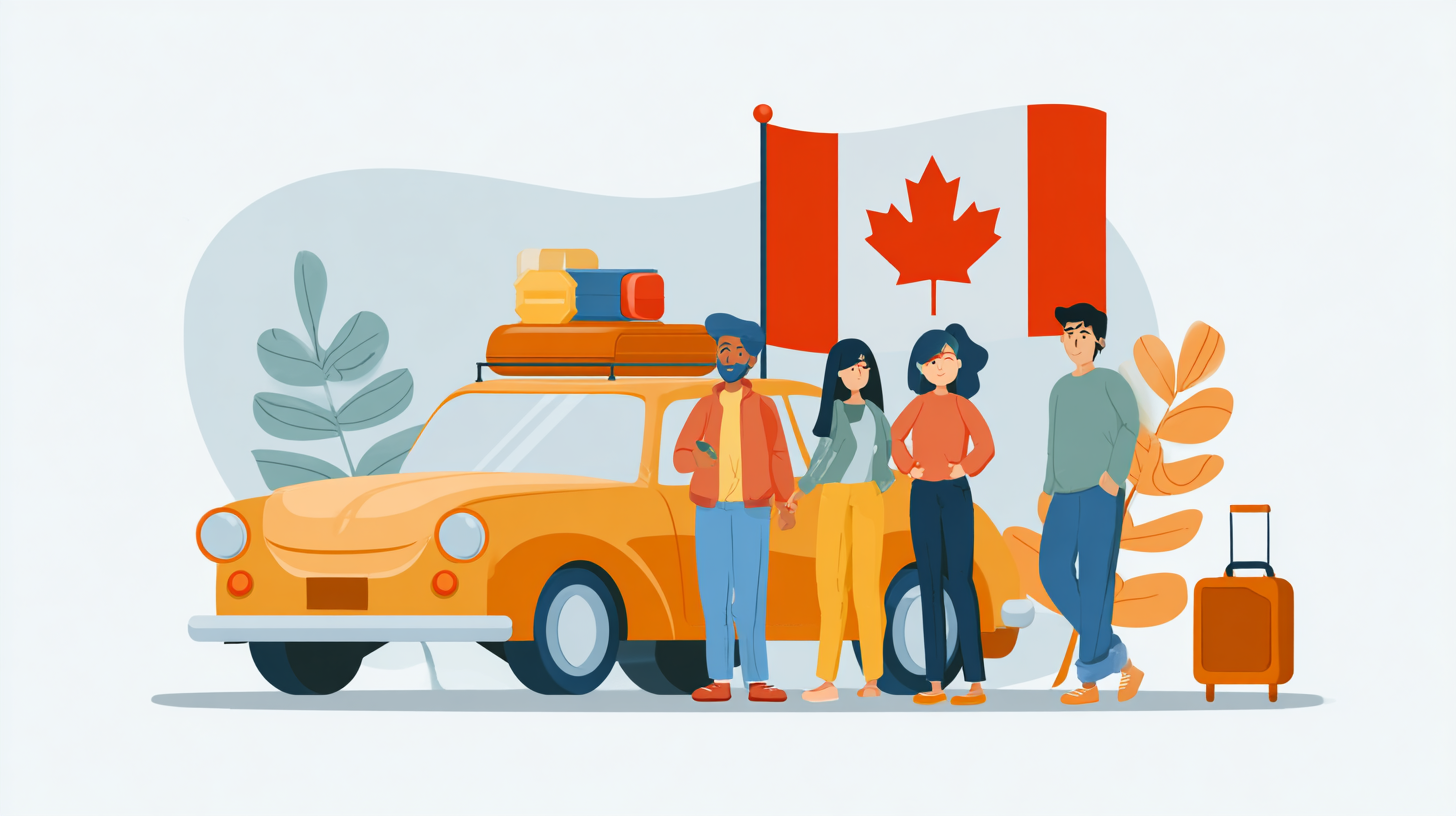 Filipino worker signing up for provincial healthcare after arriving in Canada