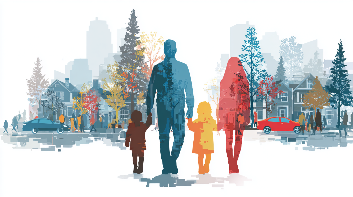 Multi-generational Canadian workplace with employees collaborating on flexible benefits options