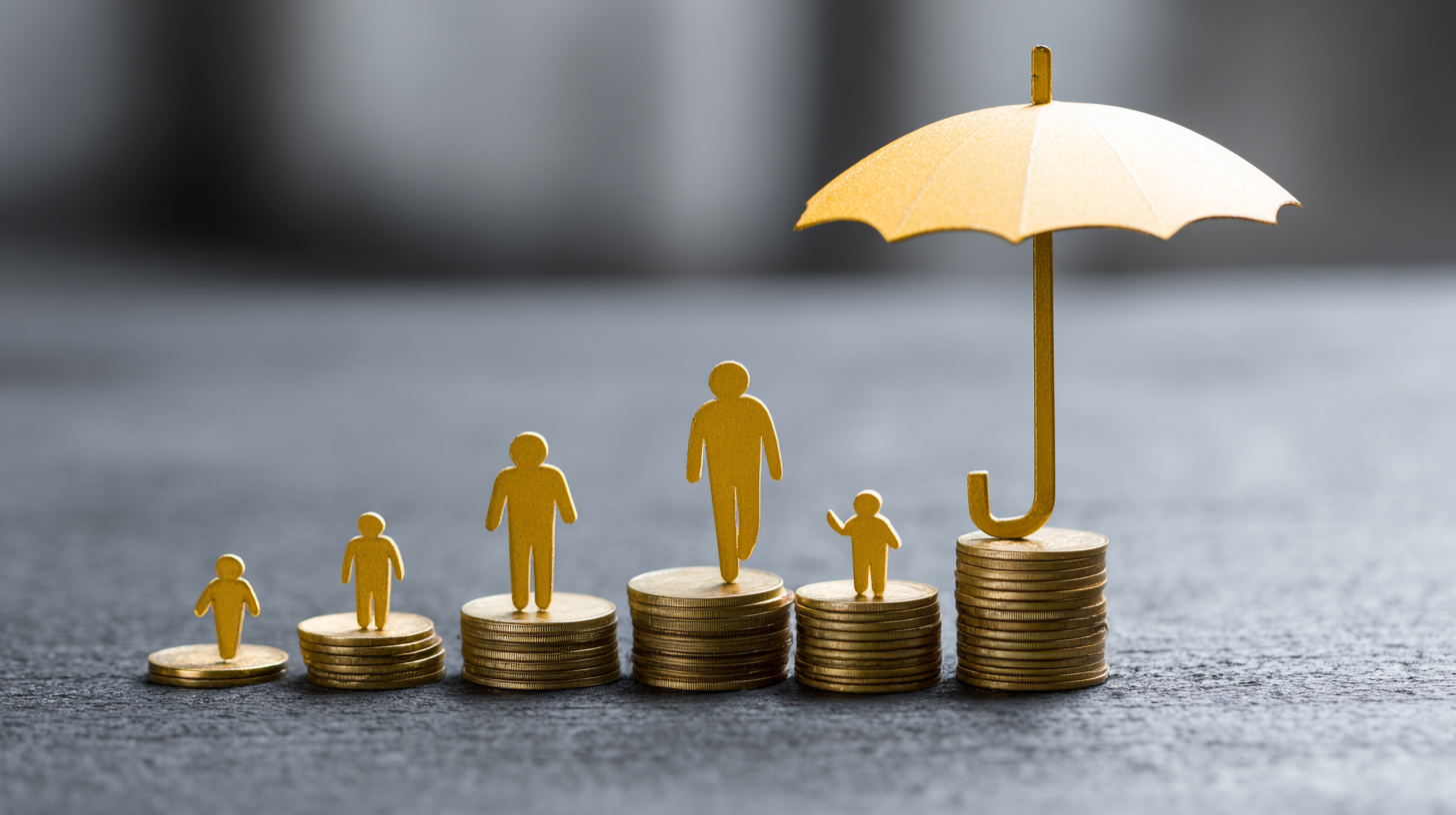 Financial planning illustration showing disability insurance as part of comprehensive protection strategy