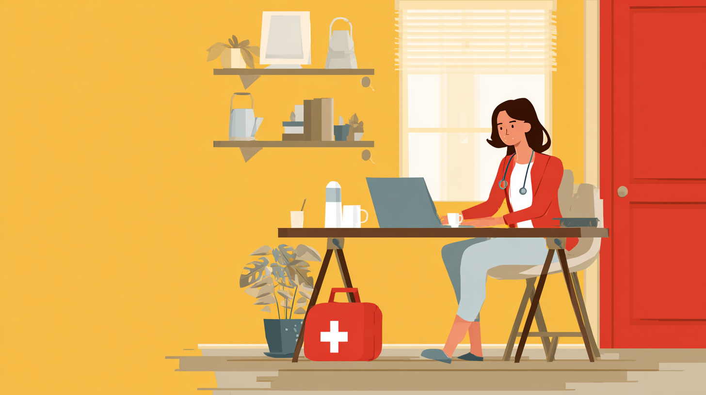 Canadian employer conducting virtual health benefits orientation session with remote team