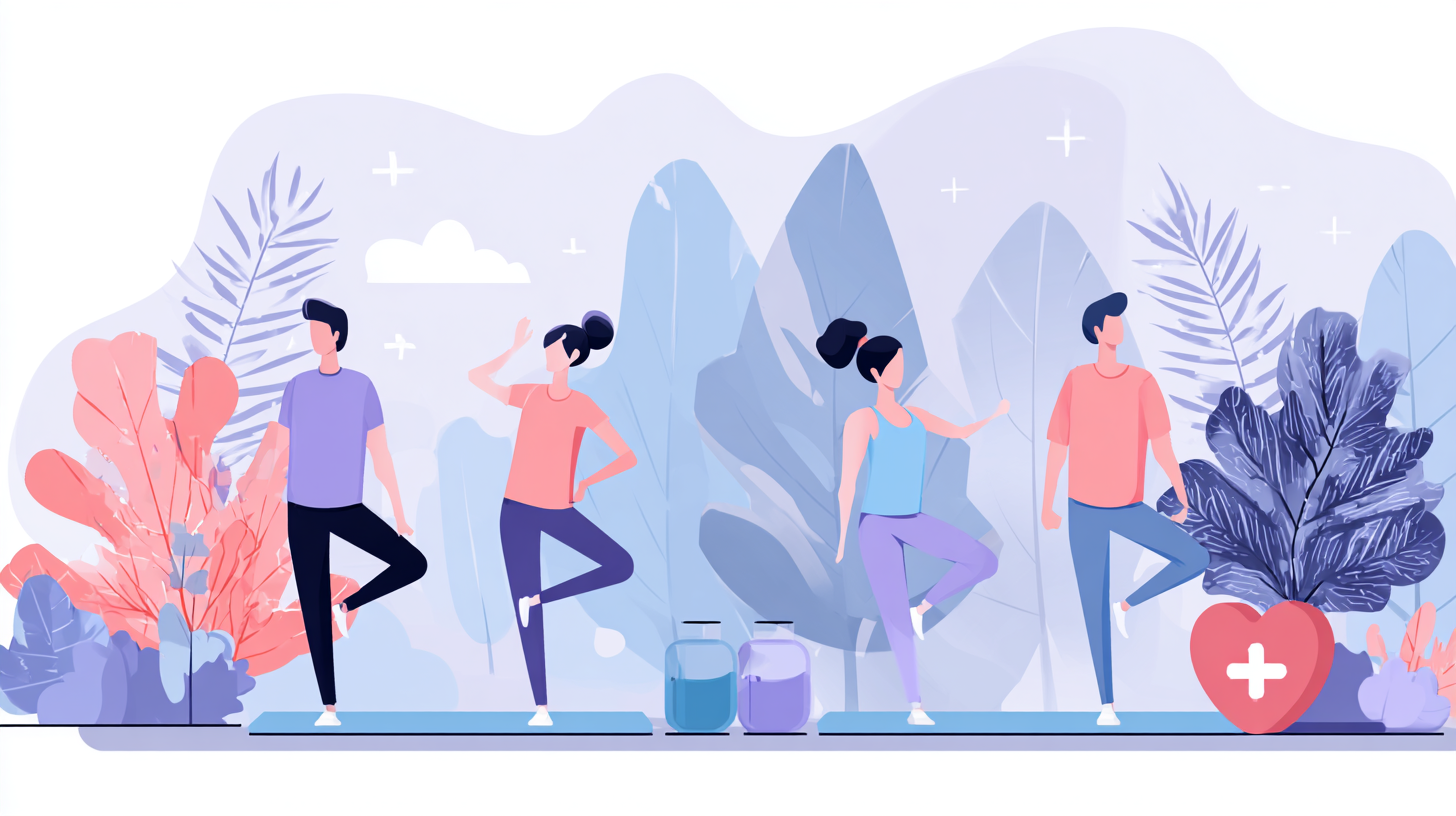 Canadian employees benefiting from wellness initiatives in workplace setting