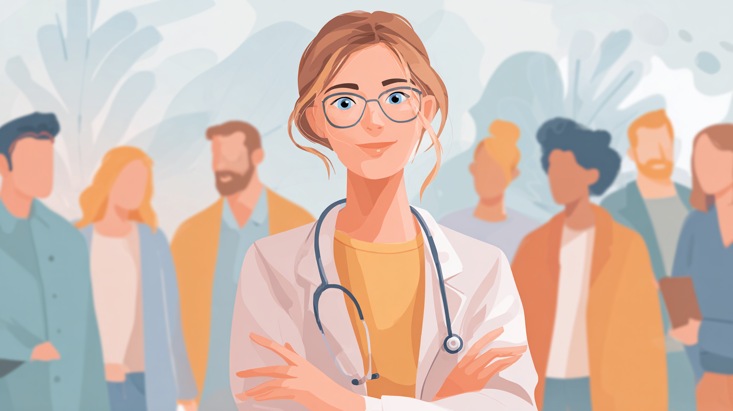 Employee discussing medical second opinion results with healthcare provider