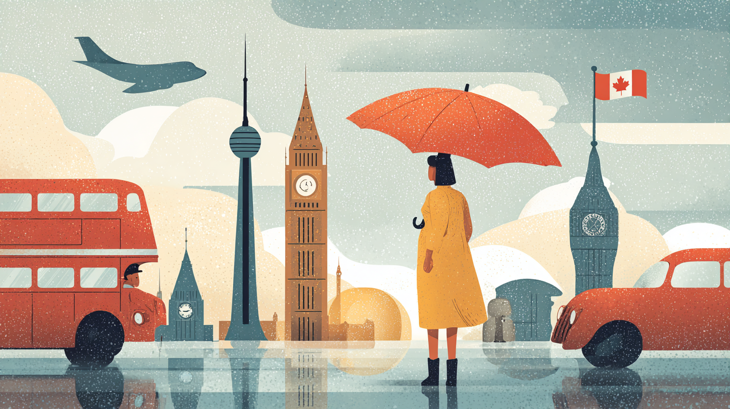 Canadian travelers extending travel insurance online during their vacation