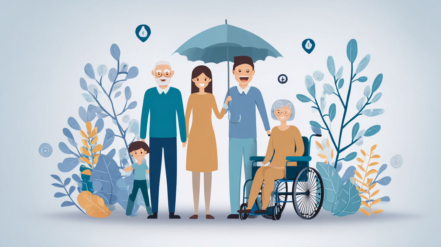 Multi-generational Canadian workplace showing diverse employees with different benefit needs