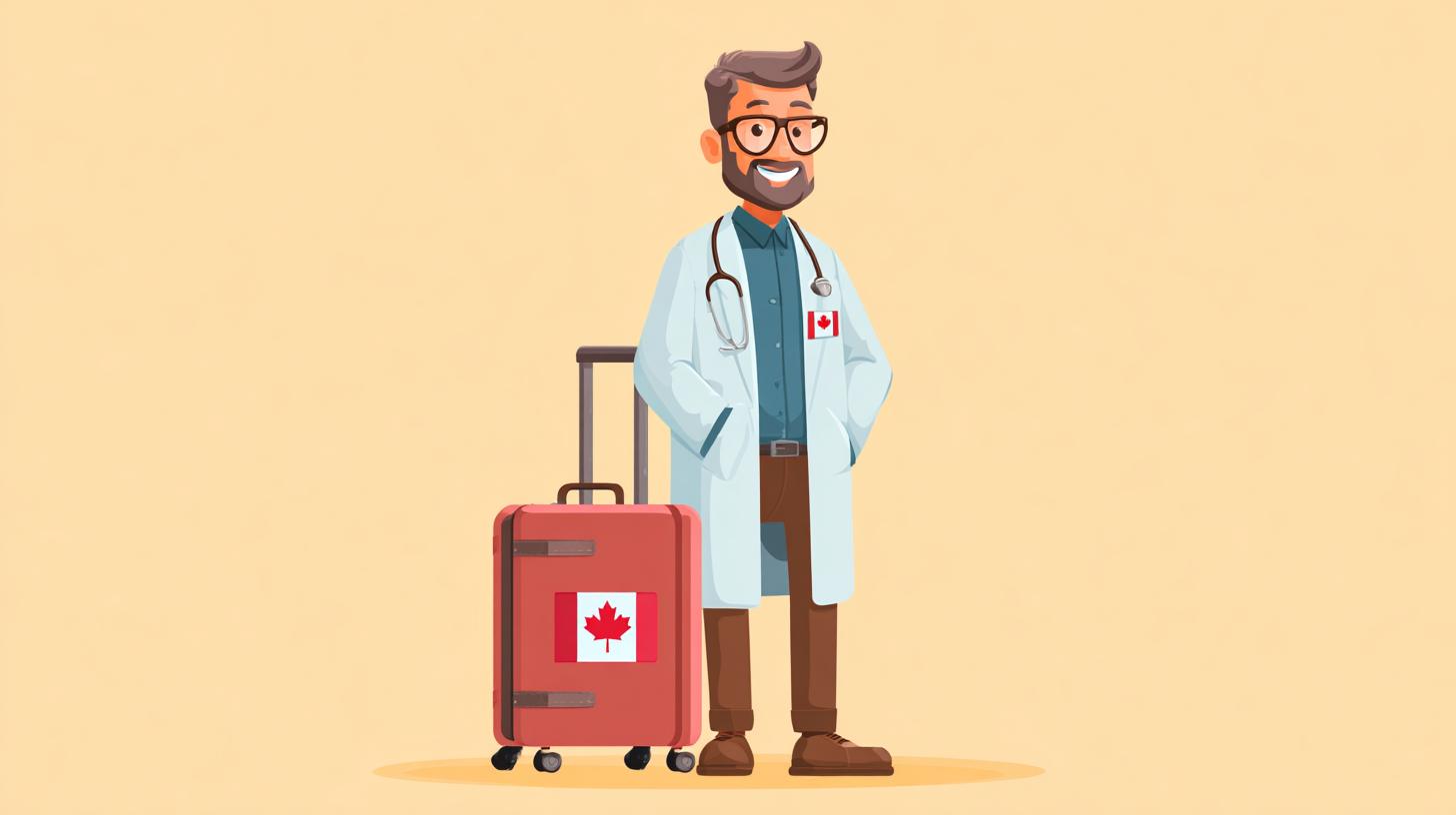 Traveler using telemedicine service from hotel room while on vacation