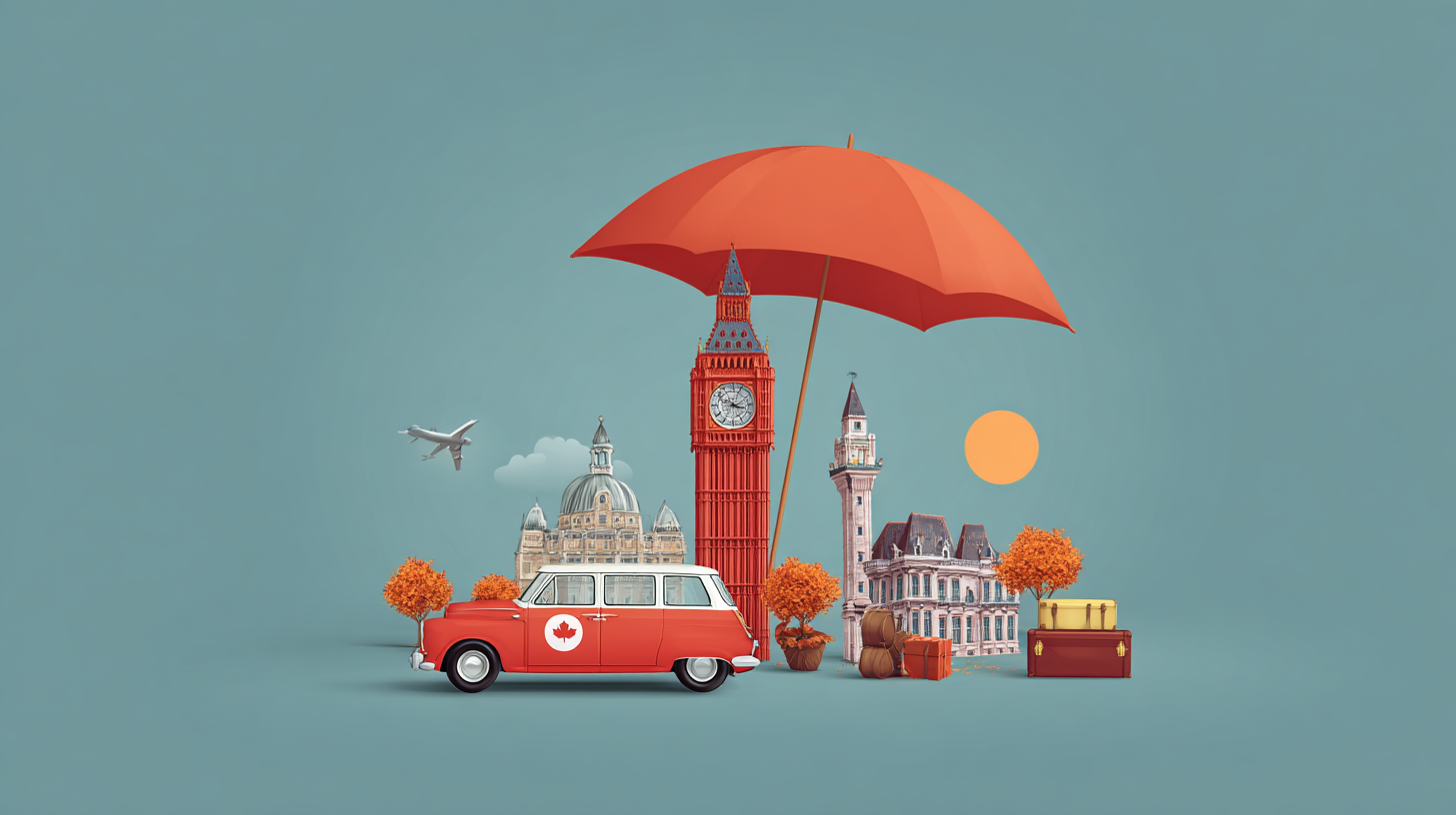 Traveler examining credit card travel insurance documents