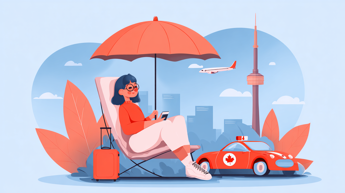 Traveler saving digital copies of travel insurance documents on smartphone and cloud storage