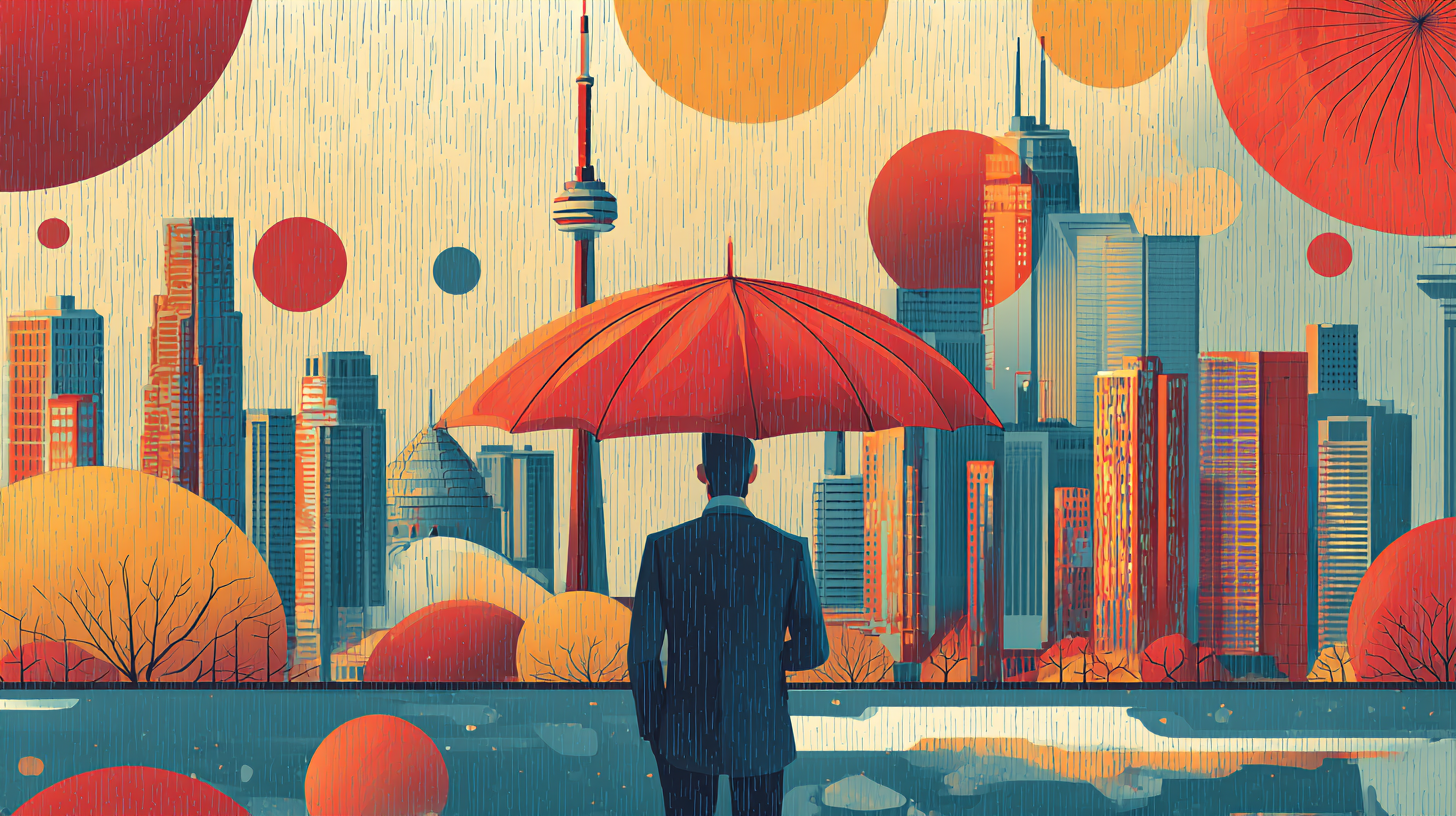 Canadian family discussing term life insurance conversion options