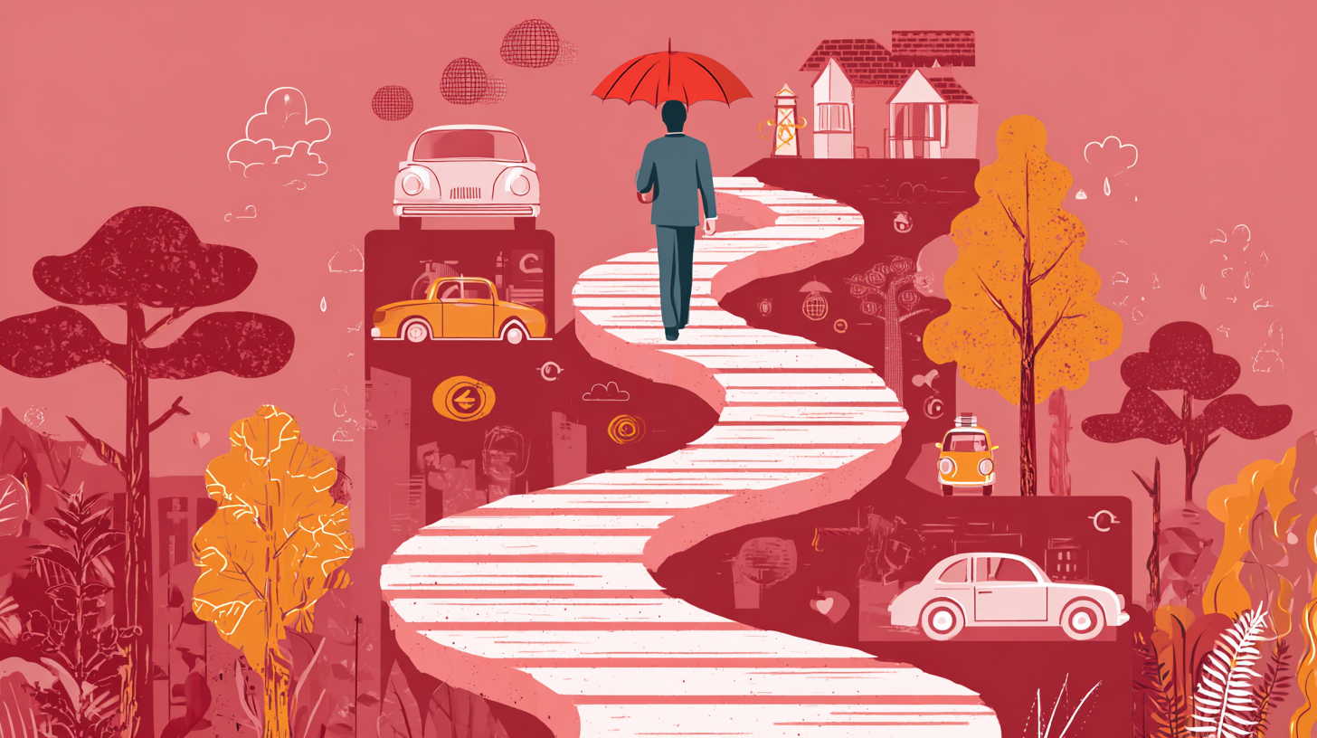 Canadian couple reviewing term life insurance policy options with financial advisor