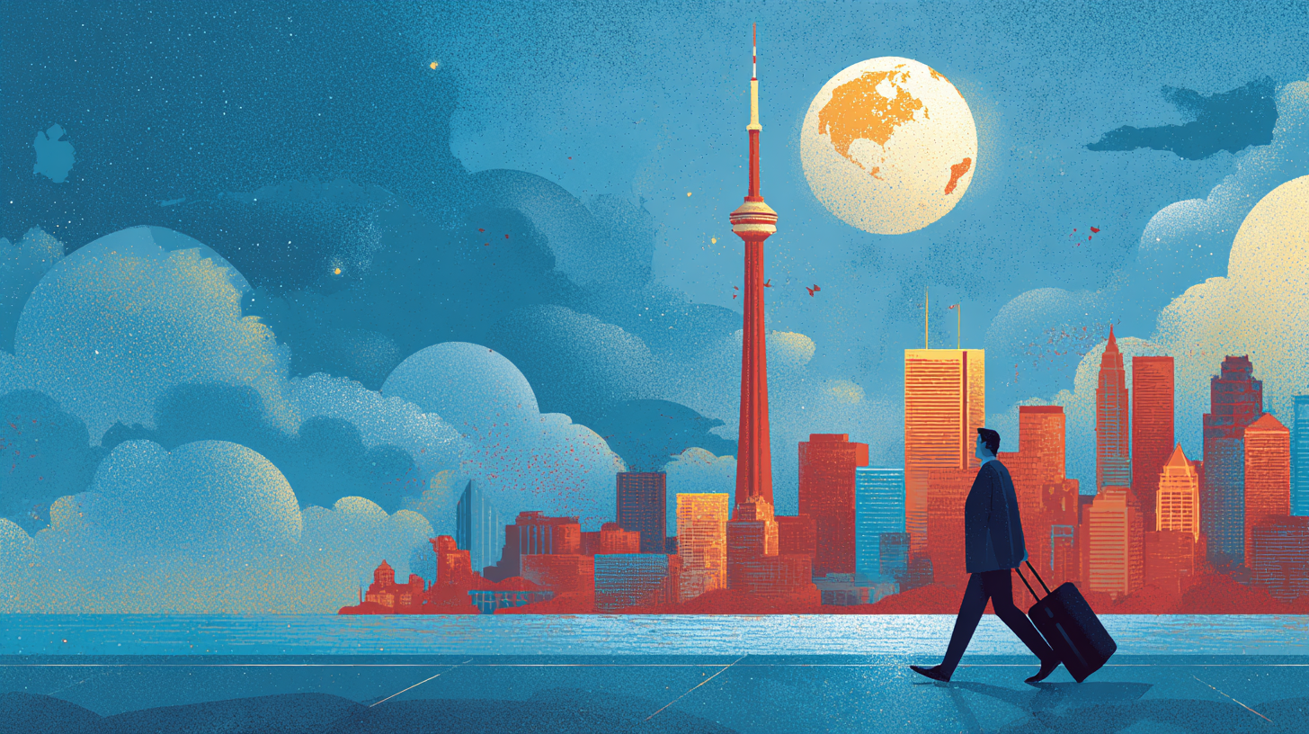 Young professionals working in Canada through the IEC program