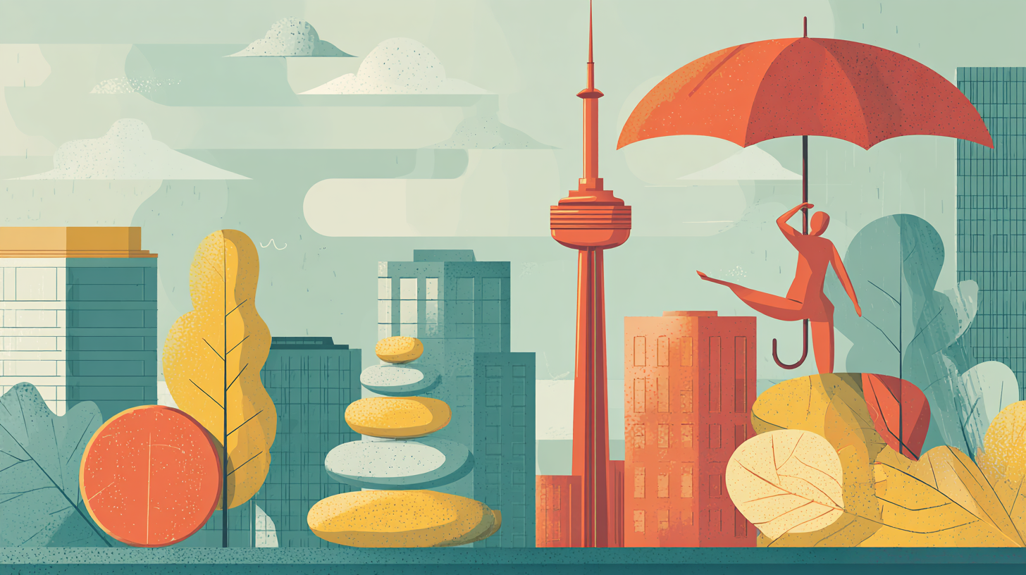 Diverse Canadian employees in modern workplace discussing flexible benefits options