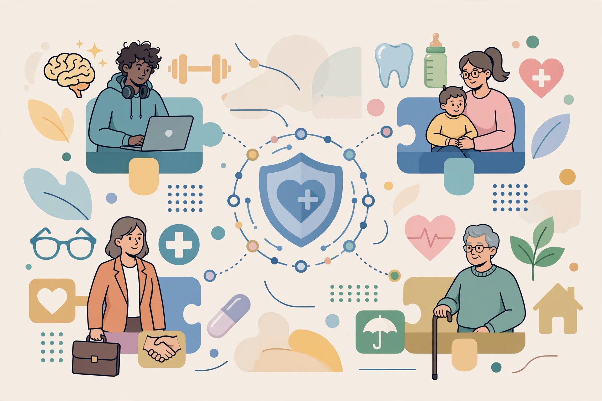 Diverse Canadian workforce collaborating across multiple generations in a modern office setting