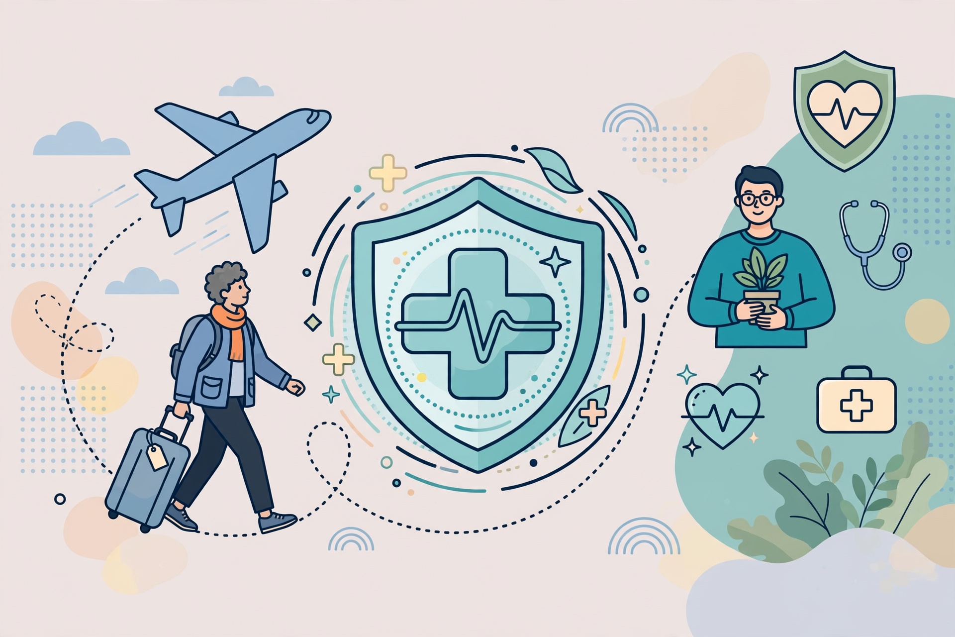 Family reviewing Canadian travel medical insurance plan options