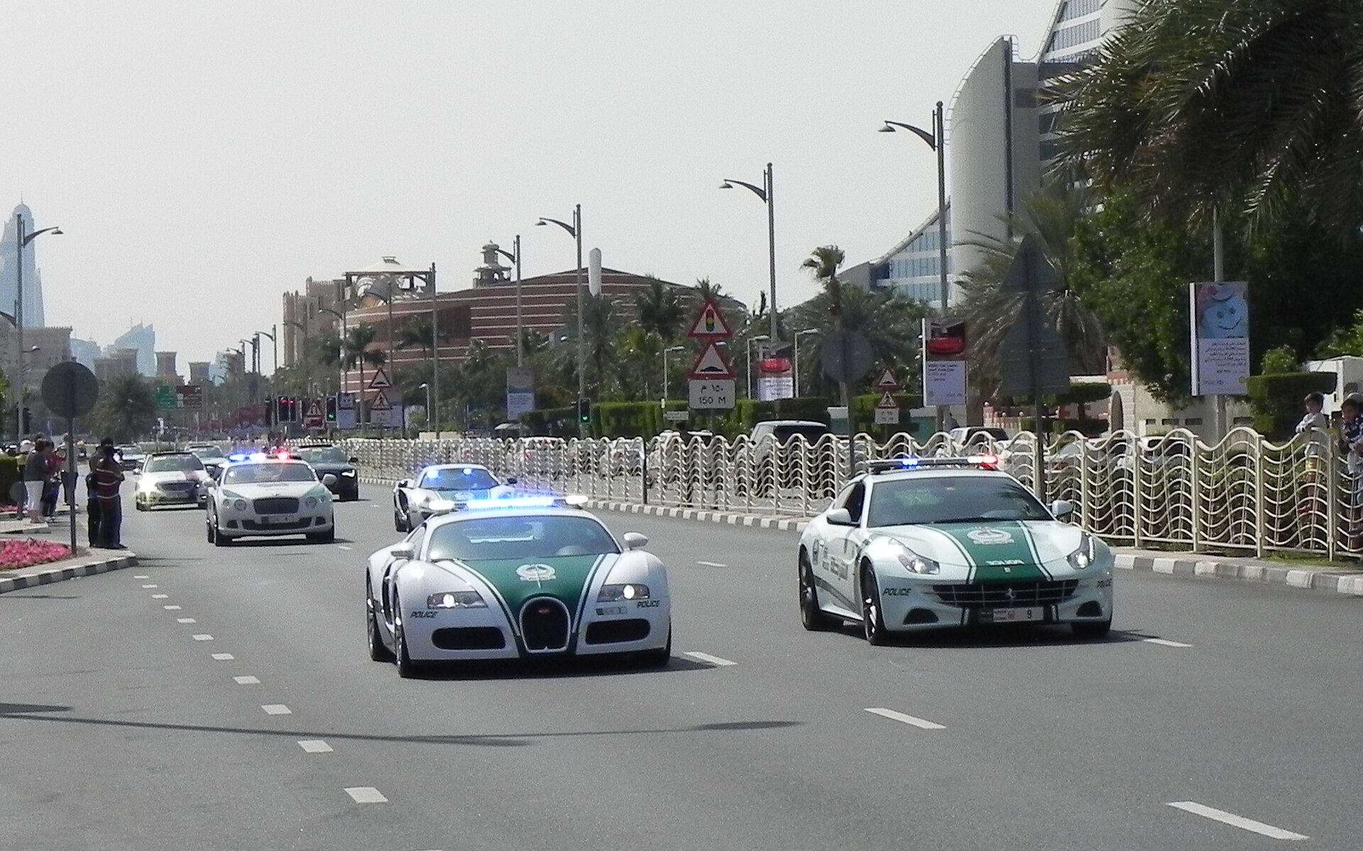 Dubai Police at work — United Arab Emirates