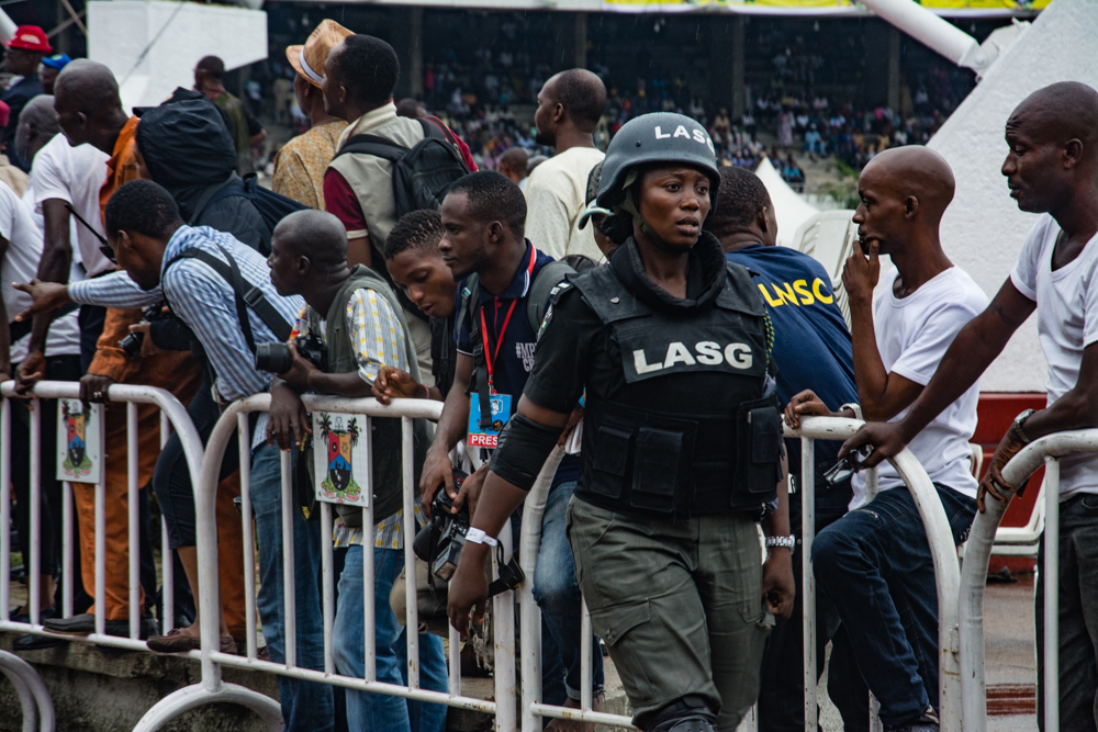 This is an image of "African people at work" from — Nigeria