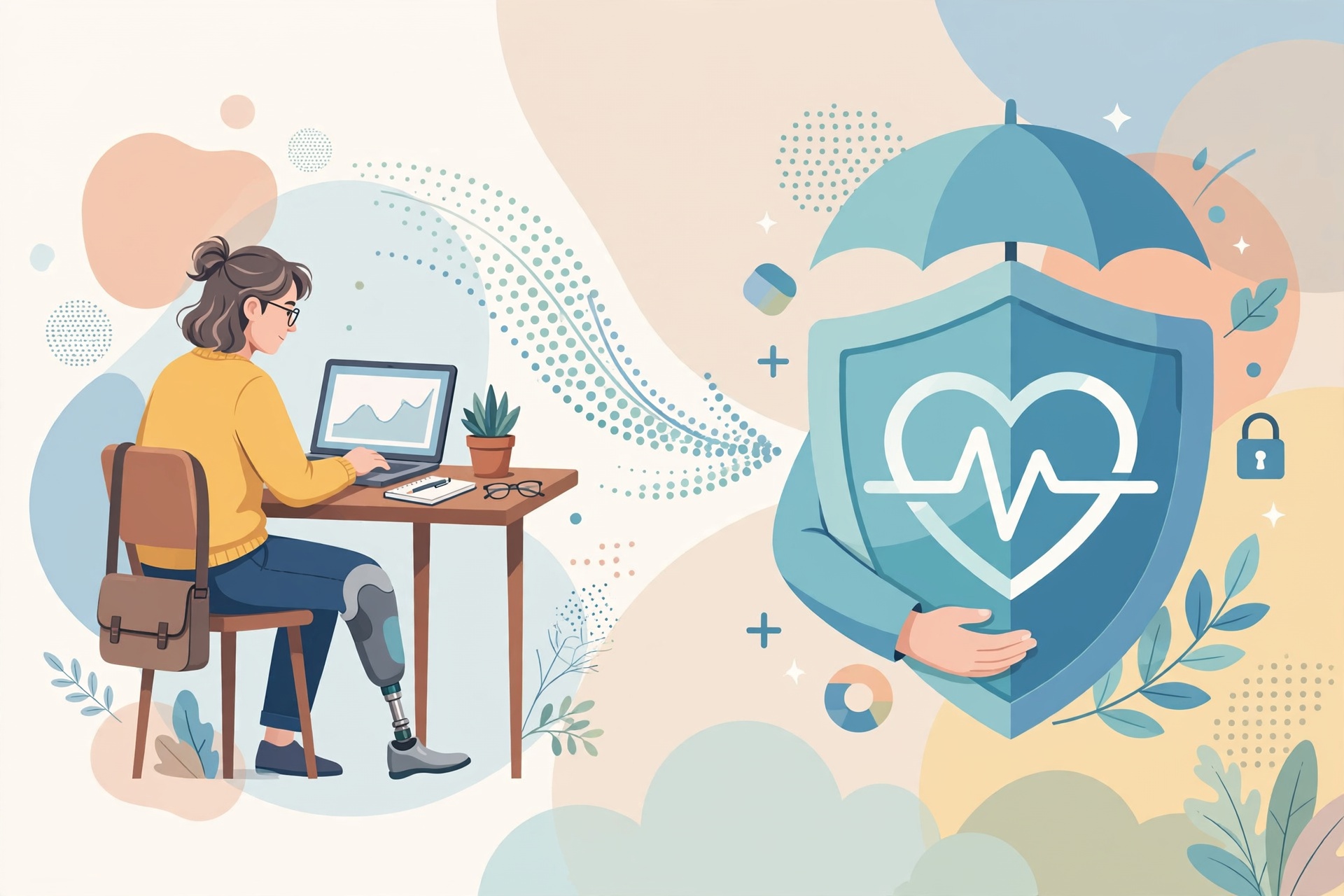 Independent business owners comparing disability insurance benefits and coverage in Canada
